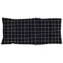 Cojines para silla respaldo alto 2 uds tela a cuadros negro de , Cojines para sillas y sofás - Ref: Foro24-377650, Precio: 45...