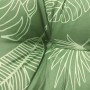 Cojines para silla respaldo bajo 4 uds tela estampado de hojas de , Cojines para sillas y sofás - Ref: Foro24-377729, Precio:...