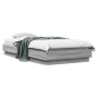 Estructura de cama con luces LED gris Sonoma 100x200 cm de , Camas y somieres - Ref: Foro24-839509, Precio: 106,43 €, Descuen...