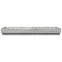 Estructura de cama con luces LED gris Sonoma 100x200 cm de , Camas y somieres - Ref: Foro24-839509, Precio: 106,43 €, Descuen...