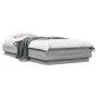 Estructura de cama con luces LED gris Sonoma 90x200 cm de , Camas y somieres - Ref: Foro24-839516, Precio: 106,04 €, Descuent...