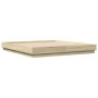 Estructura de cama con luces LED roble Sonoma 180x200 cm de , Camas y somieres - Ref: Foro24-3209774, Precio: 154,29 €, Descu...