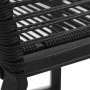 Sillas de jardín 2 unidades ratán de PVC negro de vidaXL, Sillas de jardín - Ref: Foro24-48572, Precio: 171,12 €, Descuento: %