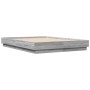 Estructura de cama con luces LED gris Sonoma 120x190 cm de , Camas y somieres - Ref: Foro24-3209826, Precio: 133,11 €, Descue...