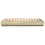 Estructura de cama madera de ingeniería roble Sonoma 135x190 cm de , Camas y somieres - Ref: Foro24-3209879, Precio: 118,94 €...