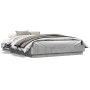 Estructura de cama madera de ingeniería gris hormigón 120x200cm de , Camas y somieres - Ref: Foro24-3209866, Precio: 117,03 €...