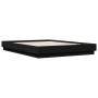 Estructura de cama madera de ingeniería negra 120x200 cm de , Camas y somieres - Ref: Foro24-3209864, Precio: 130,01 €, Descu...