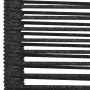 Sillas de jardín 2 unidades cuerda de algodón y acero negro de vidaXL, Sillas de jardín - Ref: Foro24-48568, Precio: 91,71 €,...