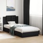 Estructura de cama con cabecero y luces LED negro 100x200 cm de , Camas y somieres - Ref: Foro24-3210025, Precio: 178,81 €, D...