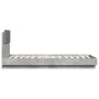 Estructura de cama cabecero luces LED gris hormigón 100x200 cm de , Camas y somieres - Ref: Foro24-3210027, Precio: 172,27 €,...