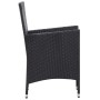 Set comedor de jardín 9 piezas y cojines ratán sintético negro de vidaXL, Conjuntos de jardín - Ref: Foro24-46023, Precio: 77...
