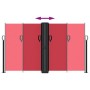 Toldo lateral retráctil rojo 140x1200 cm de , Sombrillas - Ref: Foro24-4004807, Precio: 126,43 €, Descuento: %