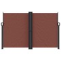 Toldo lateral retráctil marrón 160x1200 cm de , Sombrillas - Ref: Foro24-4004824, Precio: 151,90 €, Descuento: %