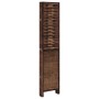 Biombo separador de 6 paneles madera paulownia marrón oscuro de , Divisores de ambientes - Ref: Foro24-358714, Precio: 145,71...