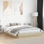 Estructura de cama madera de ingeniería roble Sonoma 140x200 cm de , Camas y somieres - Ref: Foro24-3209858, Precio: 122,57 €...