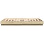 Estructura de cama madera de ingeniería roble Sonoma 140x200 cm de , Camas y somieres - Ref: Foro24-3209858, Precio: 122,57 €...