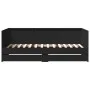 Tumbona con cajones madera de ingeniería negro 100x200 cm de , Camas y somieres - Ref: Foro24-3280840, Precio: 189,15 €, Desc...