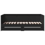 Tumbona con cajones madera de ingeniería negro 100x200 cm de , Camas y somieres - Ref: Foro24-3280840, Precio: 191,08 €, Desc...