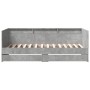 Tumbona con cajones madera ingeniería gris hormigón 75x190 cm de , Camas y somieres - Ref: Foro24-3280863, Precio: 161,15 €, ...