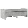 Tumbona con cajones madera ingeniería gris hormigón 75x190 cm de , Camas y somieres - Ref: Foro24-3280863, Precio: 161,15 €, ...