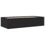 Tumbona con cajones madera de ingeniería negro 75x190 cm de , Camas y somieres - Ref: Foro24-3280889, Precio: 166,39 €, Descu...