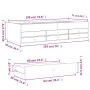 Tumbona con cajones madera de ingeniería negro 75x190 cm de , Camas y somieres - Ref: Foro24-3280889, Precio: 166,39 €, Descu...