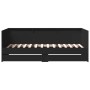 Tumbona con cajones madera de ingeniería negro 75x190 cm de , Camas y somieres - Ref: Foro24-3280861, Precio: 181,04 €, Descu...