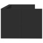 Tumbona con cajones madera de ingeniería negro 75x190 cm de , Camas y somieres - Ref: Foro24-3280861, Precio: 181,04 €, Descu...