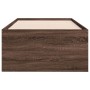 Tumbona con cajones madera ingeniería roble marrón 75x190 cm de , Camas y somieres - Ref: Foro24-3280894, Precio: 172,70 €, D...