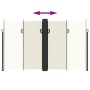 Toldo lateral retráctil crema 200x1000 cm de , Sombrillas - Ref: Foro24-4004760, Precio: 173,32 €, Descuento: %