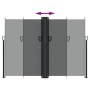 Toldo lateral retráctil gris antracita 180x1000 cm de , Sombrillas - Ref: Foro24-4004748, Precio: 200,98 €, Descuento: %