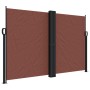 Toldo lateral retráctil marrón 160x1000 cm de , Sombrillas - Ref: Foro24-4004734, Precio: 149,36 €, Descuento: %