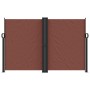 Toldo lateral retráctil marrón 160x1000 cm de , Sombrillas - Ref: Foro24-4004734, Precio: 149,36 €, Descuento: %