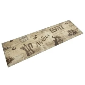 Alfombra de cocina lavable terciopelo marrón café 45x150 cm de , Felpudos - Ref: Foro24-4005578, Precio: 26,96 €, Descuento: %
