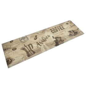 Alfombra de cocina lavable terciopelo marrón café 45x150 cm de , Felpudos - Ref: Foro24-4005578, Precio: 27,53 €, Descuento: %