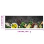 Alfombra de cocina lavable terciopelo dibujo especias 60x180 cm de , Felpudos - Ref: Foro24-4005609, Precio: 37,93 €, Descuen...