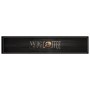 Alfombra de cocina lavable terciopelo texto café 60x300 cm de , Felpudos - Ref: Foro24-4005592, Precio: 57,62 €, Descuento: %