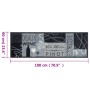 Alfombra de cocina lavable terciopelo vino gris 60x180 cm de , Felpudos - Ref: Foro24-4005600, Precio: 34,96 €, Descuento: %