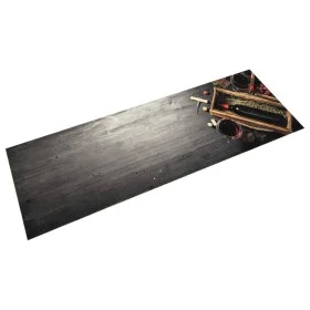 Wine Bottle Velvet Washable Kitchen Rug 45x150 cm by , Doormats - Ref: Foro24-4005602, Price: 24,21 €, Discount: %