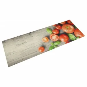 Alfombra de cocina lavable terciopelo tomates 60x180 cm de , Felpudos - Ref: Foro24-4005621, Precio: 24,59 €, Descuento: %