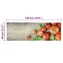 Alfombra de cocina lavable terciopelo tomates 60x180 cm de , Felpudos - Ref: Foro24-4005621, Precio: 24,59 €, Descuento: %