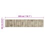 Alfombra de cocina lavable terciopelo estampado valla 60x300 cm de , Felpudos - Ref: Foro24-4005640, Precio: 57,51 €, Descuen...