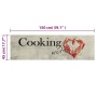 Alfombra de cocina lavable terciopelo Peper Cooking 45x150 cm de , Felpudos - Ref: Foro24-4005623, Precio: 22,39 €, Descuento: %