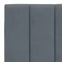 Estructura de cama luces LED terciopelo gris oscuro 140x190 cm de , Camas y somieres - Ref: Foro24-3213776, Precio: 194,87 €,...