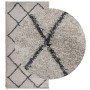 Alfombra pelo largo moderna PAMPLONA beige antracita 100x200 cm de , Alfombras - Ref: Foro24-375386, Precio: 34,69 €, Descuen...