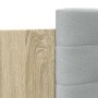 Cama con cabecero madera de ingeniería roble Sonoma 200x200 cm de , Camas y somieres - Ref: Foro24-3209893, Precio: 253,64 €,...
