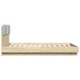 Cama con cabecero madera de ingeniería roble Sonoma 150x200 cm de , Camas y somieres - Ref: Foro24-3209914, Precio: 178,14 €,...