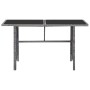 Set de comedor de jardín 5 pzas y cojines ratán sintético gris de vidaXL, Conjuntos de jardín - Ref: Foro24-46115, Precio: 90...