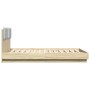 Cama con cabecero madera de ingeniería roble Sonoma 120x200 cm de , Camas y somieres - Ref: Foro24-3209928, Precio: 163,33 €,...