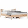 Estructura de cama con cabecero madera maciza pino 160x200 cm de , Camas y somieres - Ref: Foro24-3216363, Precio: 170,85 €, ...